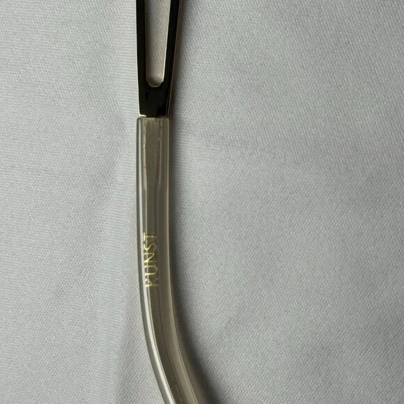 Gentle Monster Creamy Clear Sunglasses Gold Detail Trendy - Picture 3 of 13